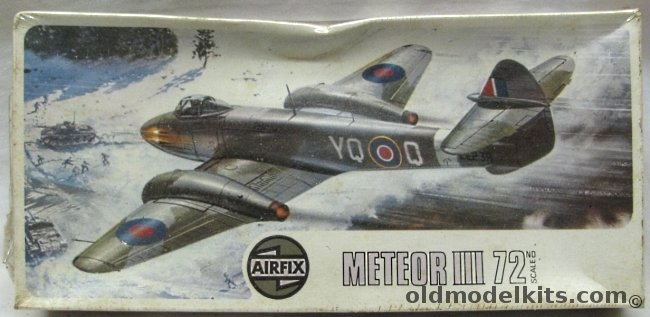 Airfix 1/72 Gloster Meteor III, 02038-1 plastic model kit